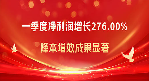 中国·8827太阳集团股份：一季度净利润增长276.00%，降本增效成果显著